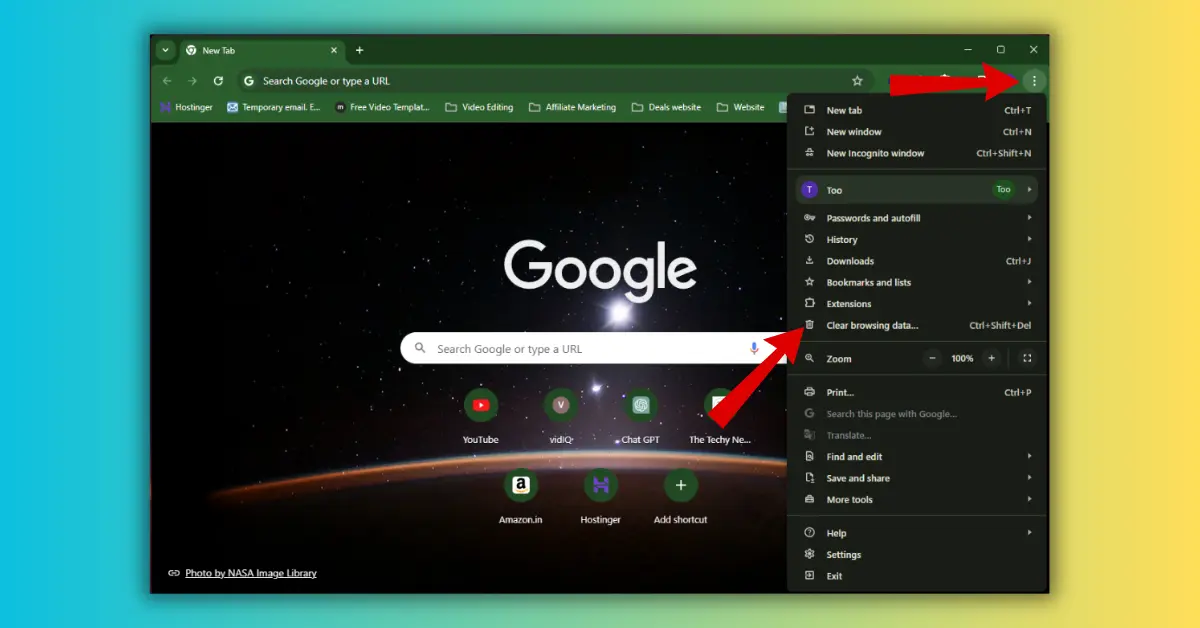 Clear YouTube App Cache on Desktop or Windows Browsers