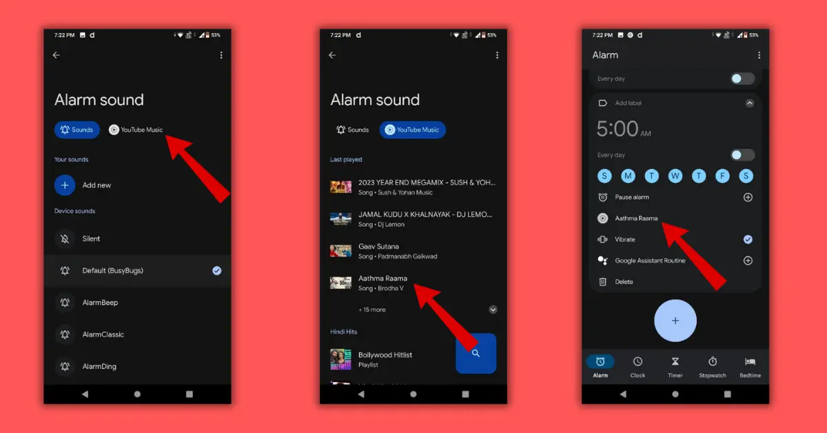 Youtube Music As Alarm