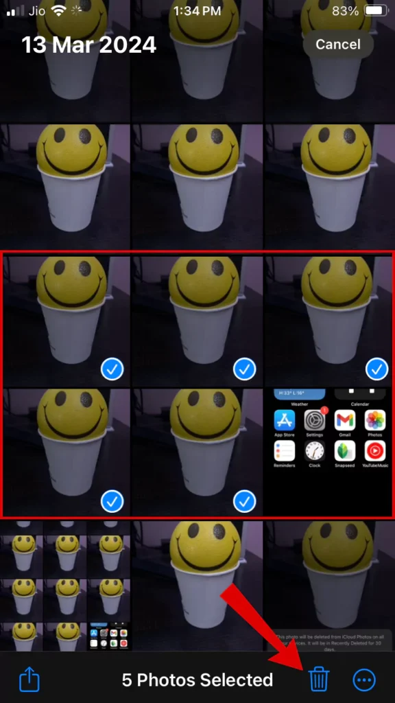 How to Delete Multiple Photos