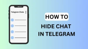 hide chat in telegram