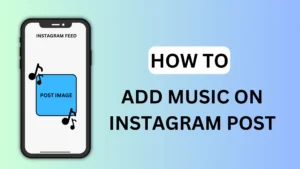 Add Music On Instagram Post