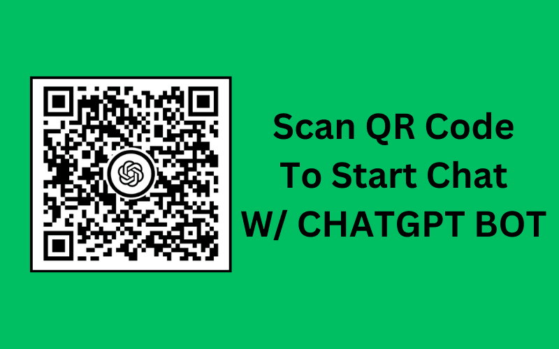 Scan QR Code To Start Chat With CHATGPT