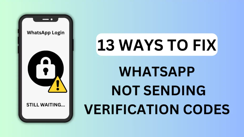 Fix WhatsApp Not Sending Verification Code