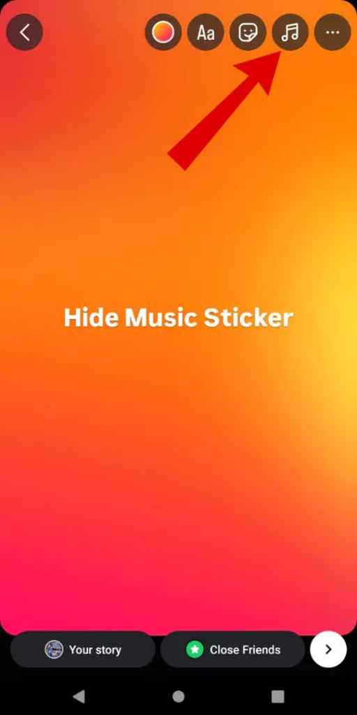 Hide Music Sticker on Instagram