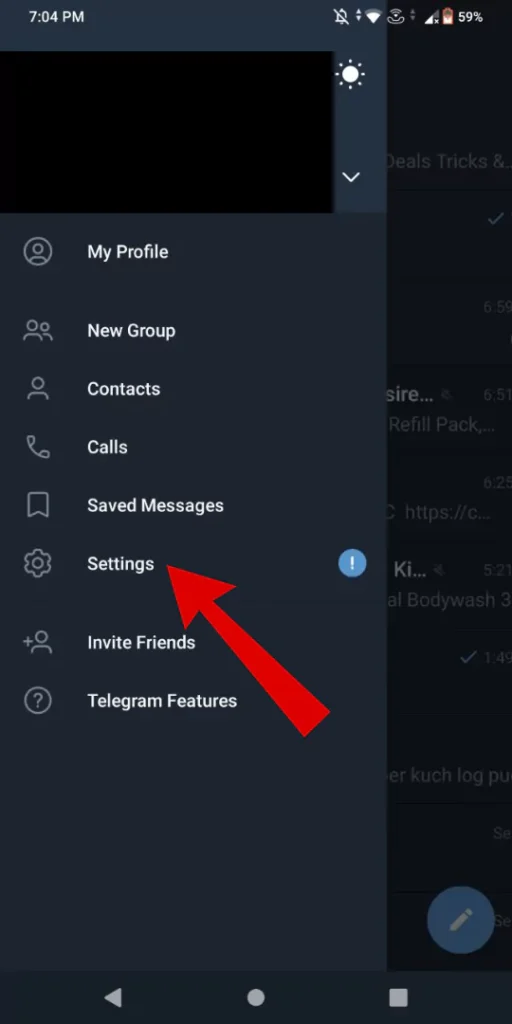 Lock Chats In Telegram On Android