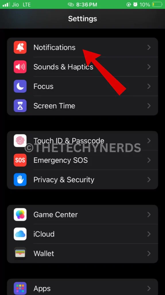 Check Notification Settings on Android or iPhone