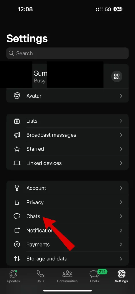 Check Media Visiliblilty Option iPhone