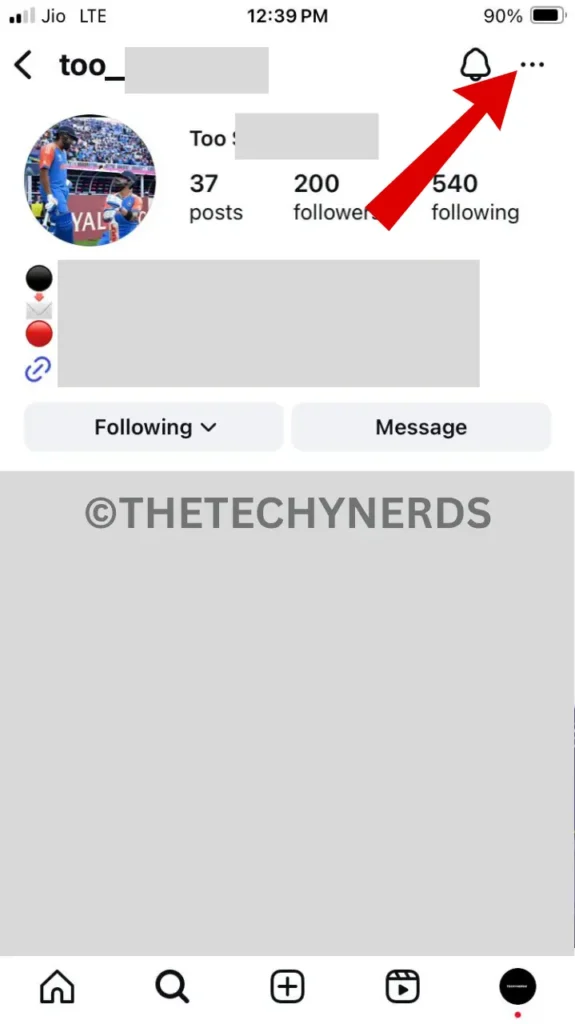 Steps to restrict someone from seeing Instagram Notes